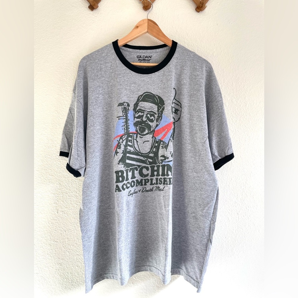 Eagles of Death Metal heathered gray Bitchin’ Accomplished ringer tee